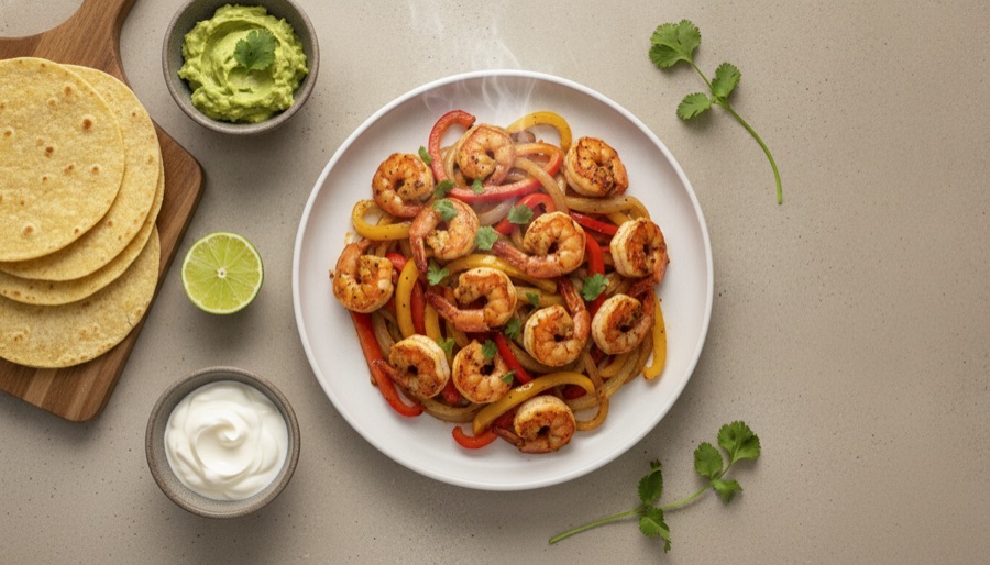 Shrimp Fajitas