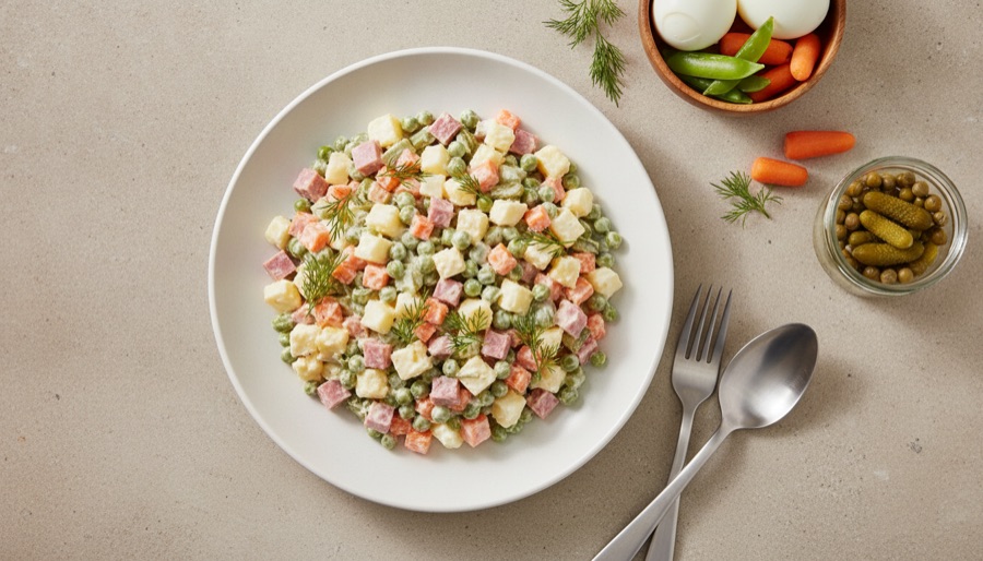 Olivier Salad (Russian Potato Salad)