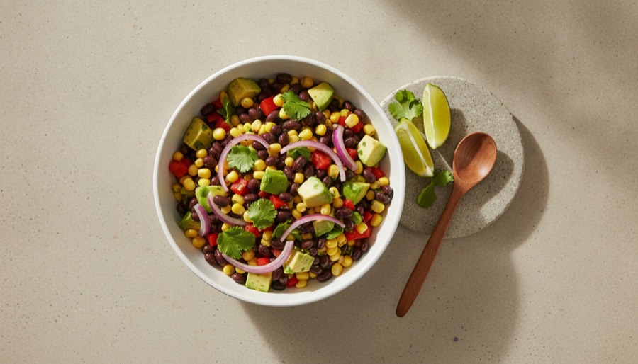 Black Bean and Corn Salsa Bowls
