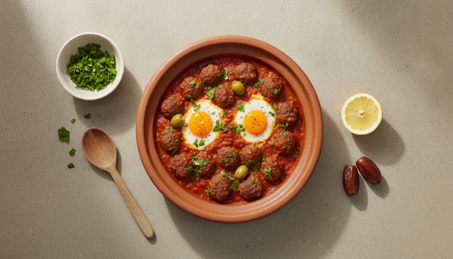 Moroccan Kefta Tagine