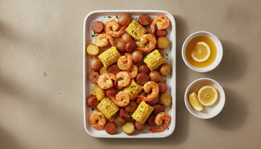Sheet Pan Shrimp Boil