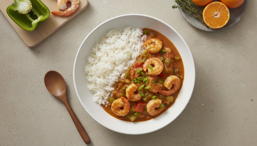 Shrimp Etouffee with Rice