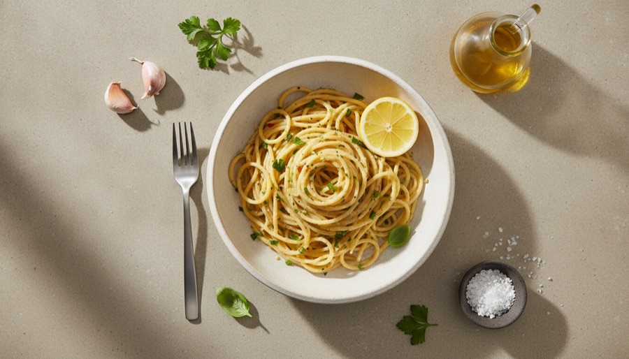 Lemon Garlic Pasta