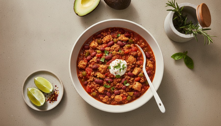 Hearty Turkey Chili