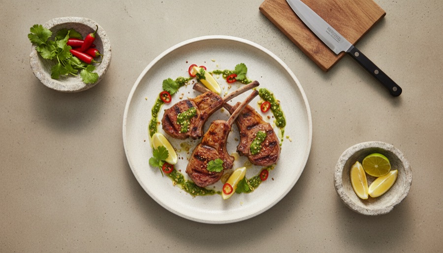 Chili Ginger Lamb Chops