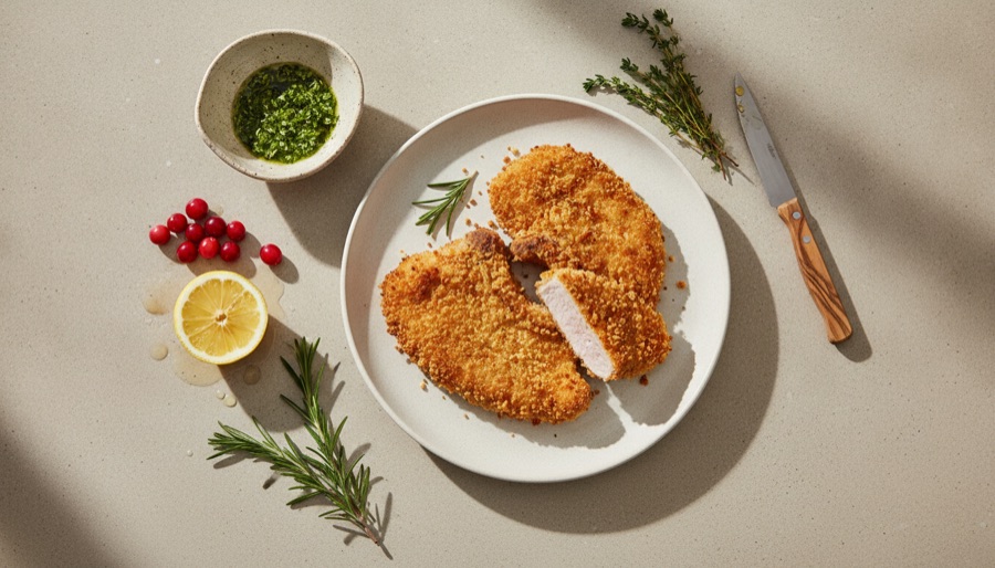 Baked Breaded Pork Chops