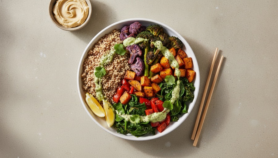 Roasted Veggie Buddha Bowl