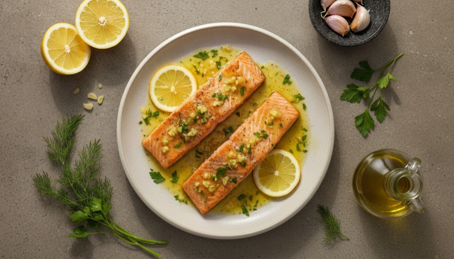 Lemon Garlic Butter Salmon