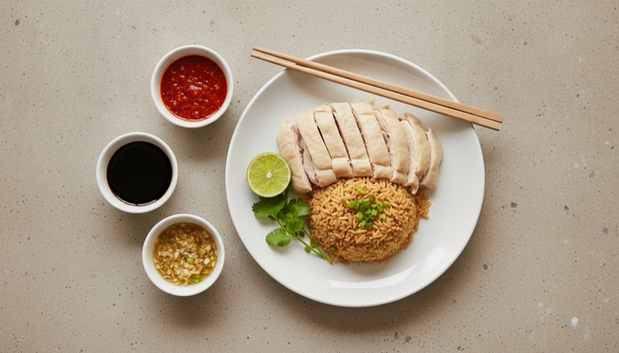 Hainanese Chicken Rice