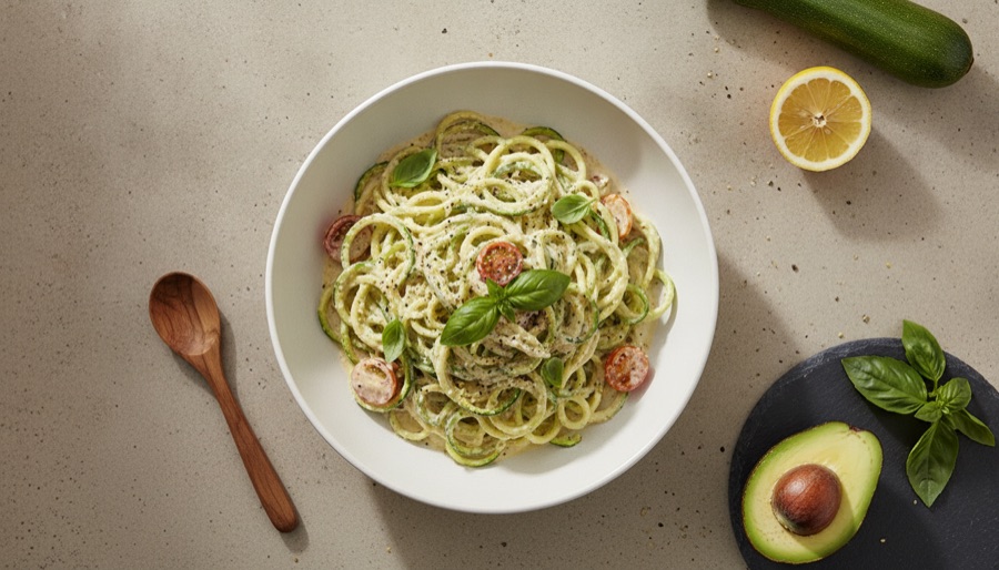 Zucchini Noodle Alfredo
