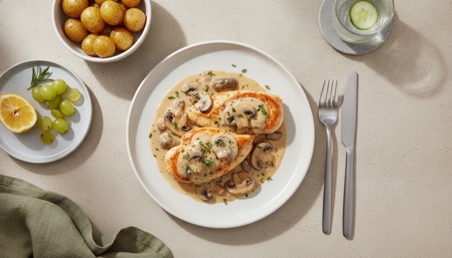 Creamy Mushroom Chicken