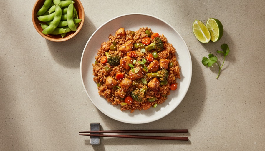 Teriyaki Chicken Casserole