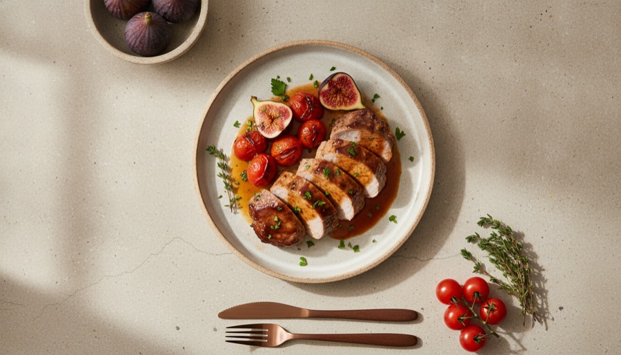 Balsamic Glazed Pork Tenderloin