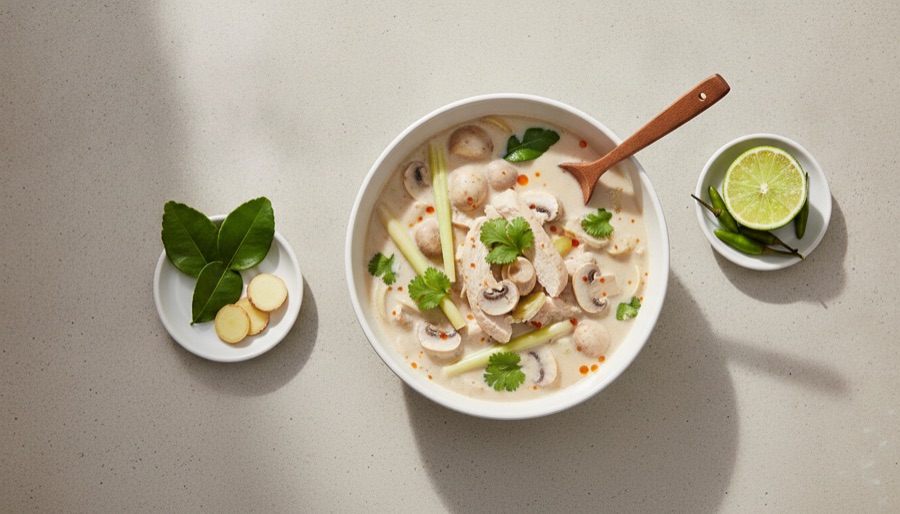 Tom Kha Gai (Chicken Coconut Soup)