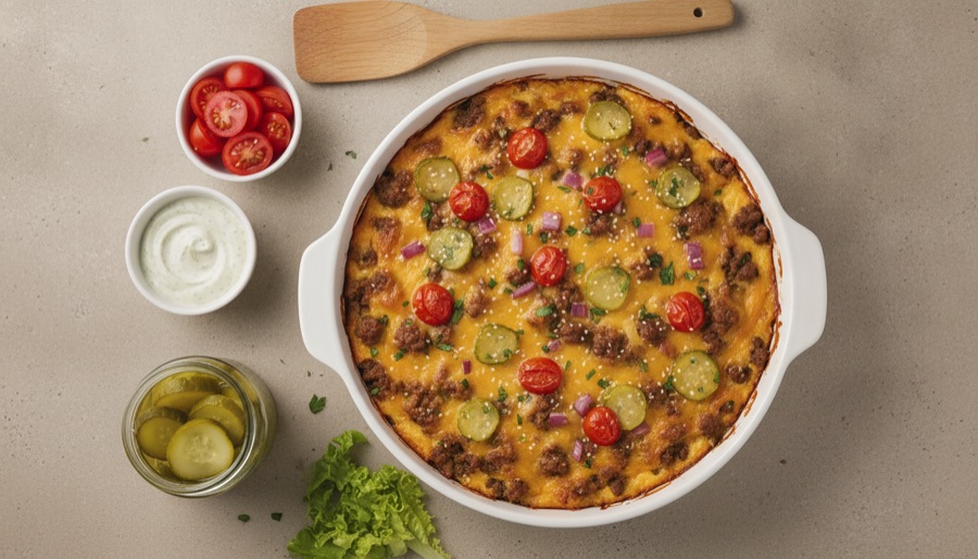 Cheeseburger Casserole