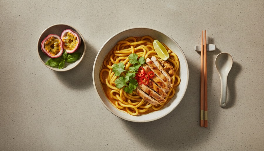 Curry Noodles with Chicken