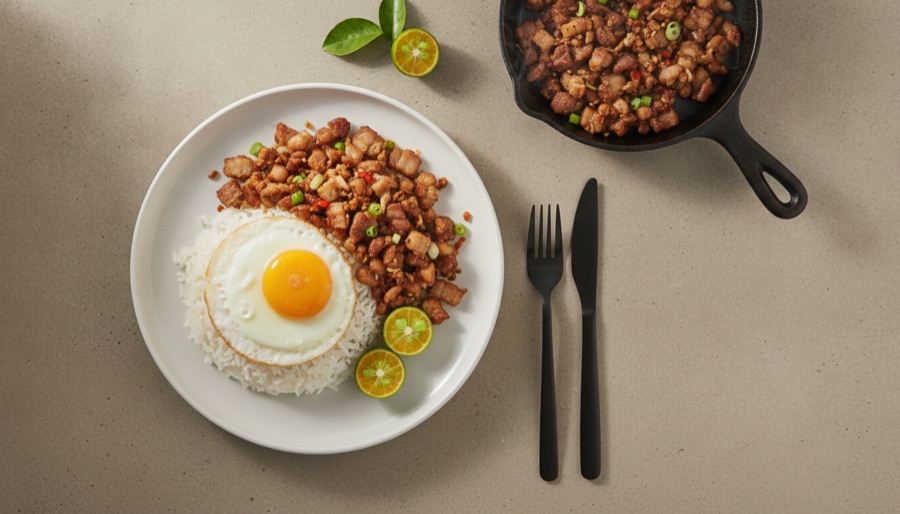 Pork Sisig with Rice