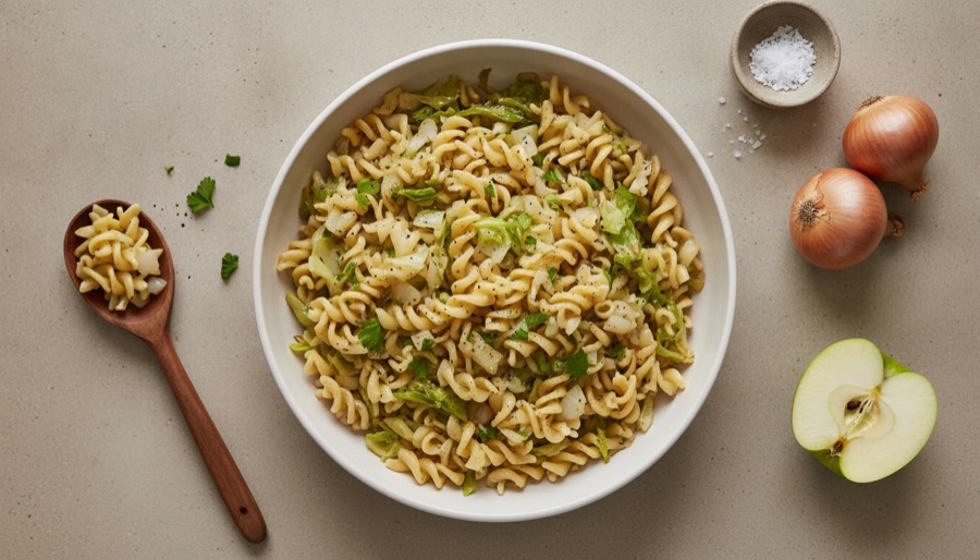 Haluski with Cabbage and Noodles