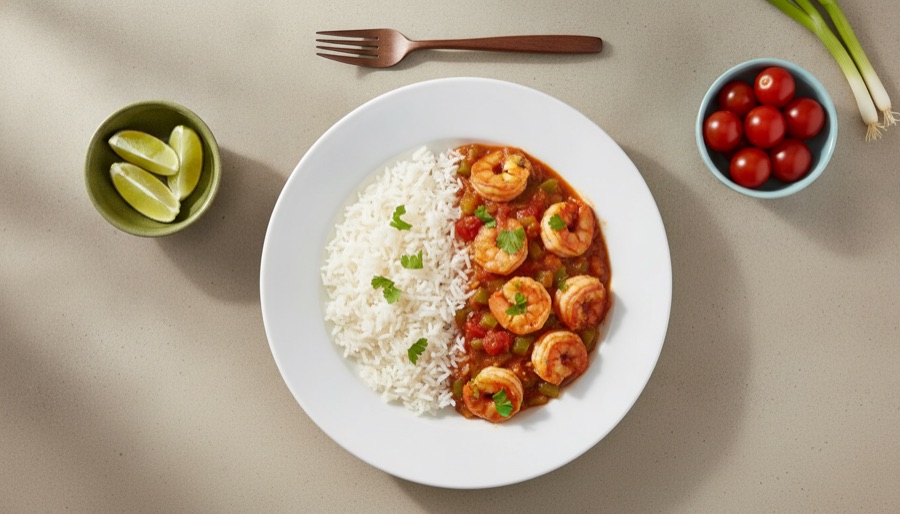 Shrimp Creole with Rice