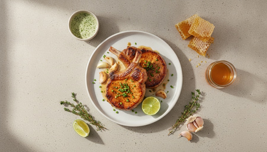 Honey Garlic Pork Chops