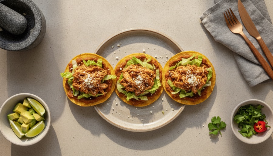Chicken Tostadas