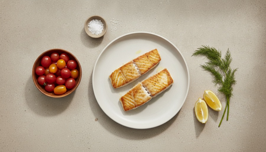Pan-Seared Halibut