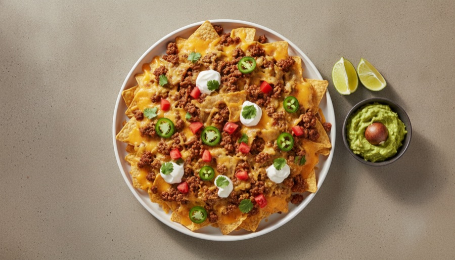 Loaded Beef Nachos