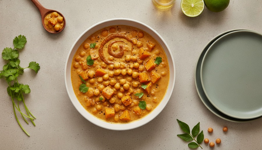 Sweet Potato & Chickpea Curry