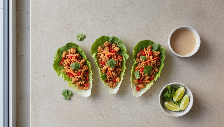 Tempeh Lettuce Wraps