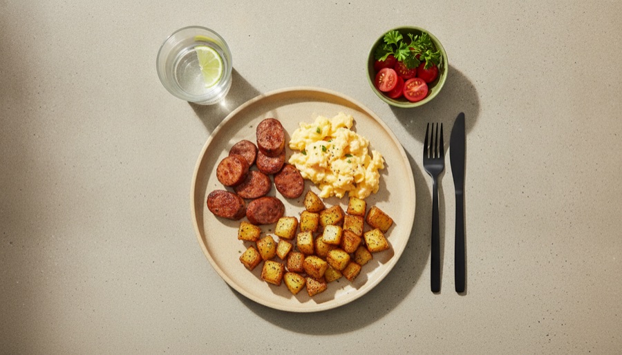 Kielbasa and Eggs