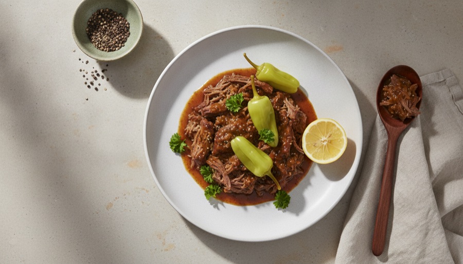 Pressure Cooker Mississippi Pot Roast