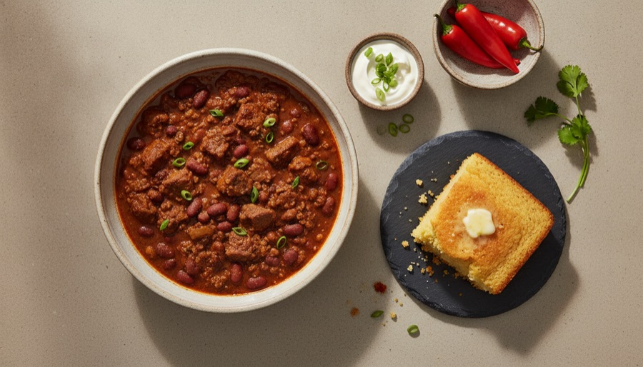 Classic Chili with Cornbread