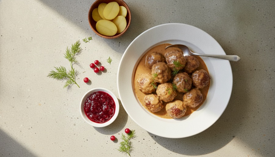 Slow Cooker Swedish Meatballs