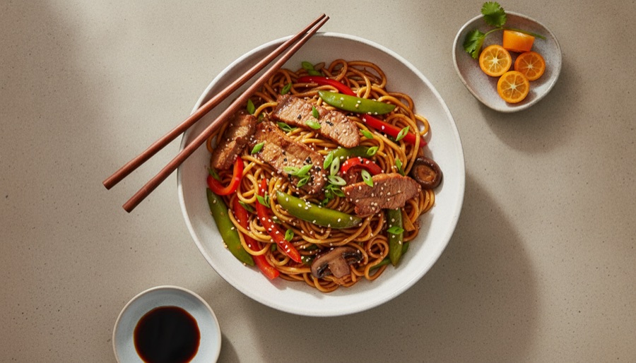 Pork Lo Mein