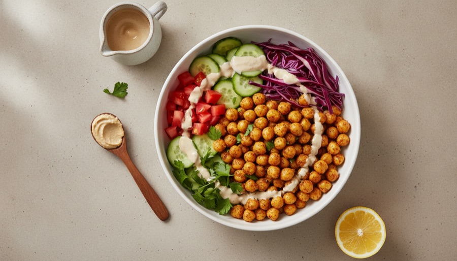 Chickpea Shawarma Bowls