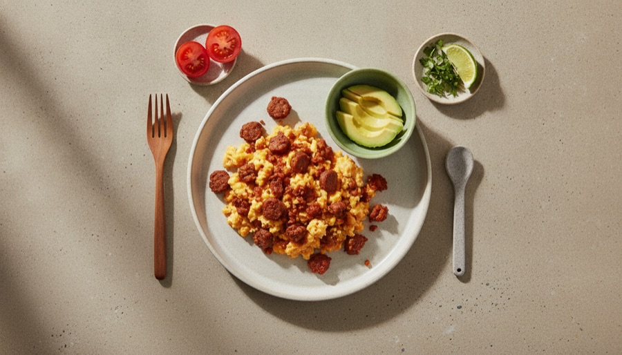 Chorizo and Eggs