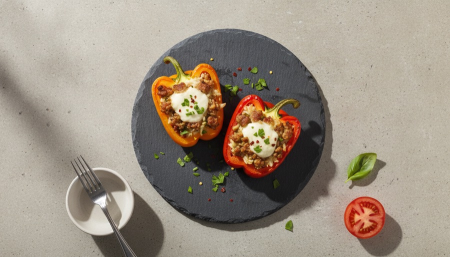 Sausage Stuffed Bell Peppers