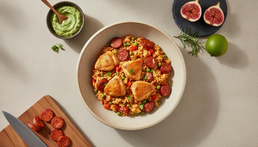 Chicken & Chorizo Rice Pot