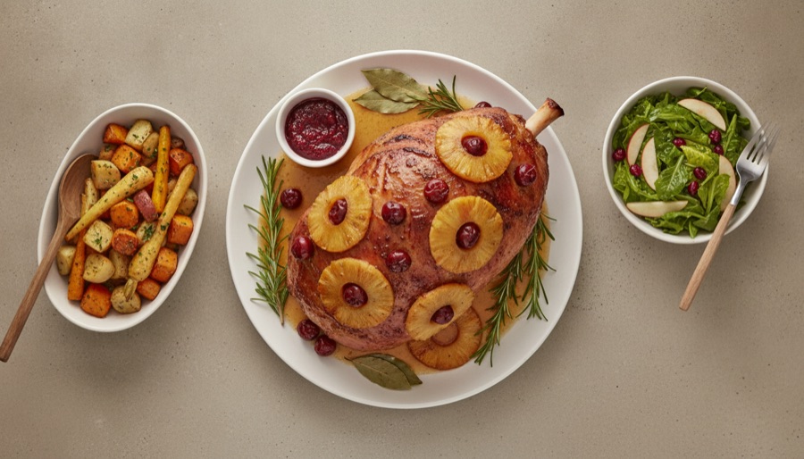 Glazed Ham Dinner