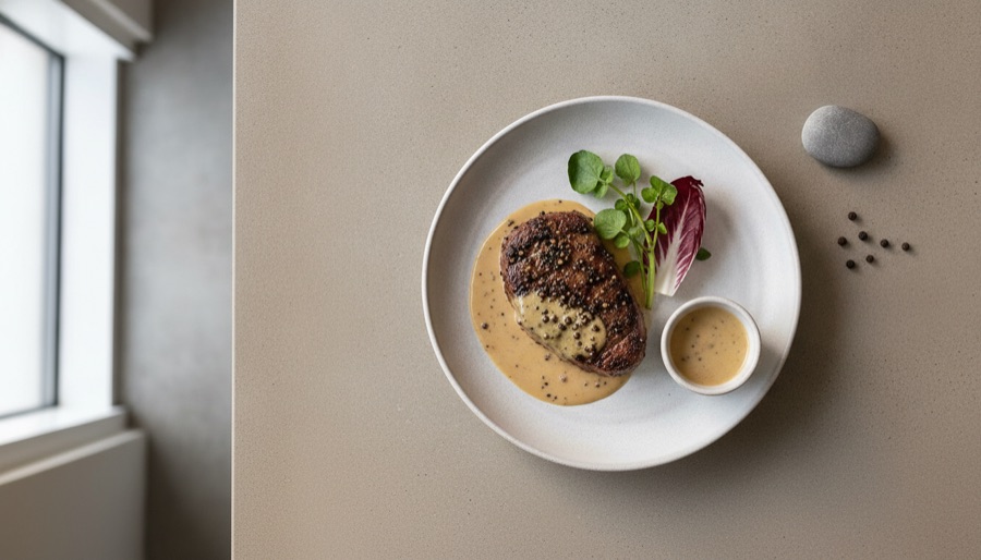 Steak au Poivre