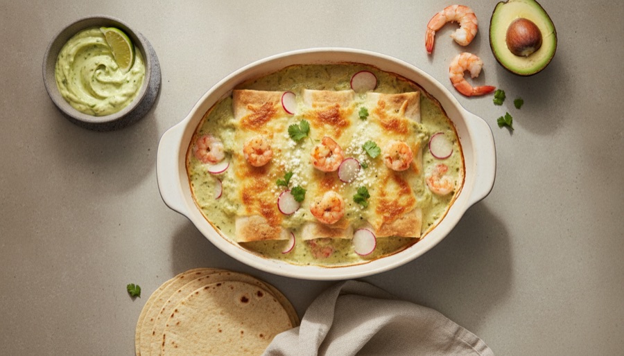 Shrimp Enchiladas