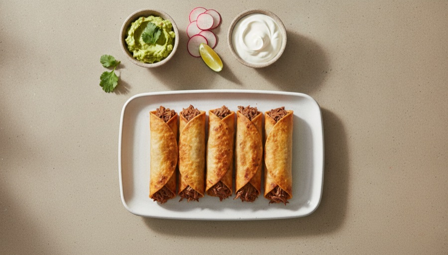 Beef Flautas