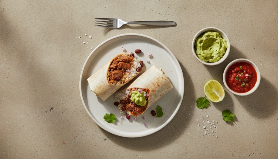Shredded Beef Burrito
