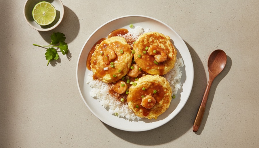 Shrimp Egg Foo Young
