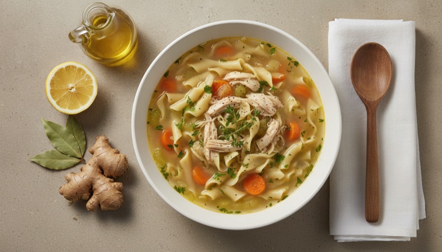 Slow Cooker Chicken Noodle Soup