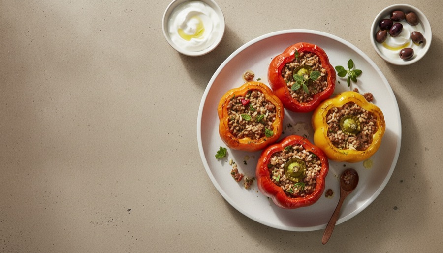 Greek Stuffed Bell Peppers (Gemista)