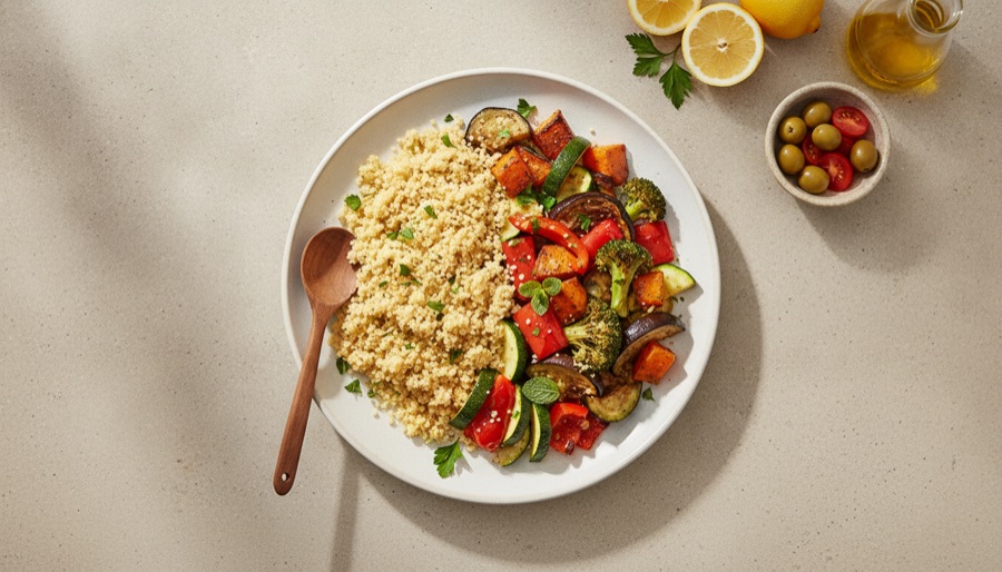 Couscous with Roasted Vegetables