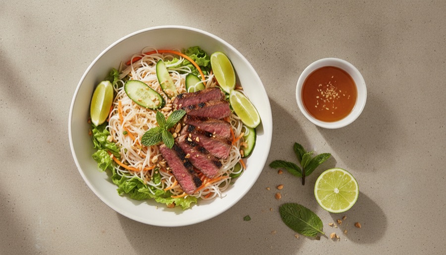 Steak & Vietnamese Noodle Salad