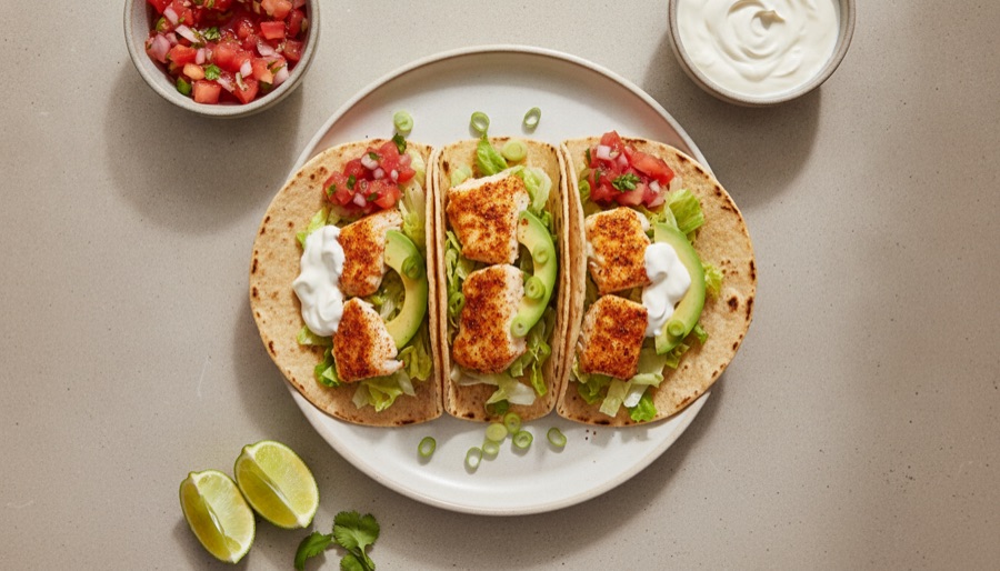 Cajun Spiced Fish Tacos