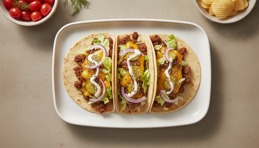 Cheeseburger Tacos